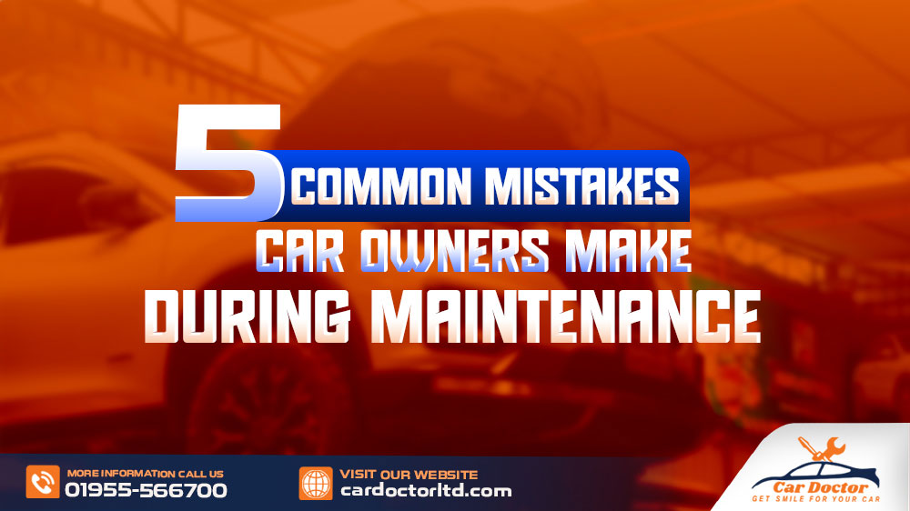 5 common mistake during maintainance cd